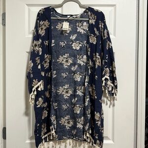 Brand new with tags Mudd Kimono one size